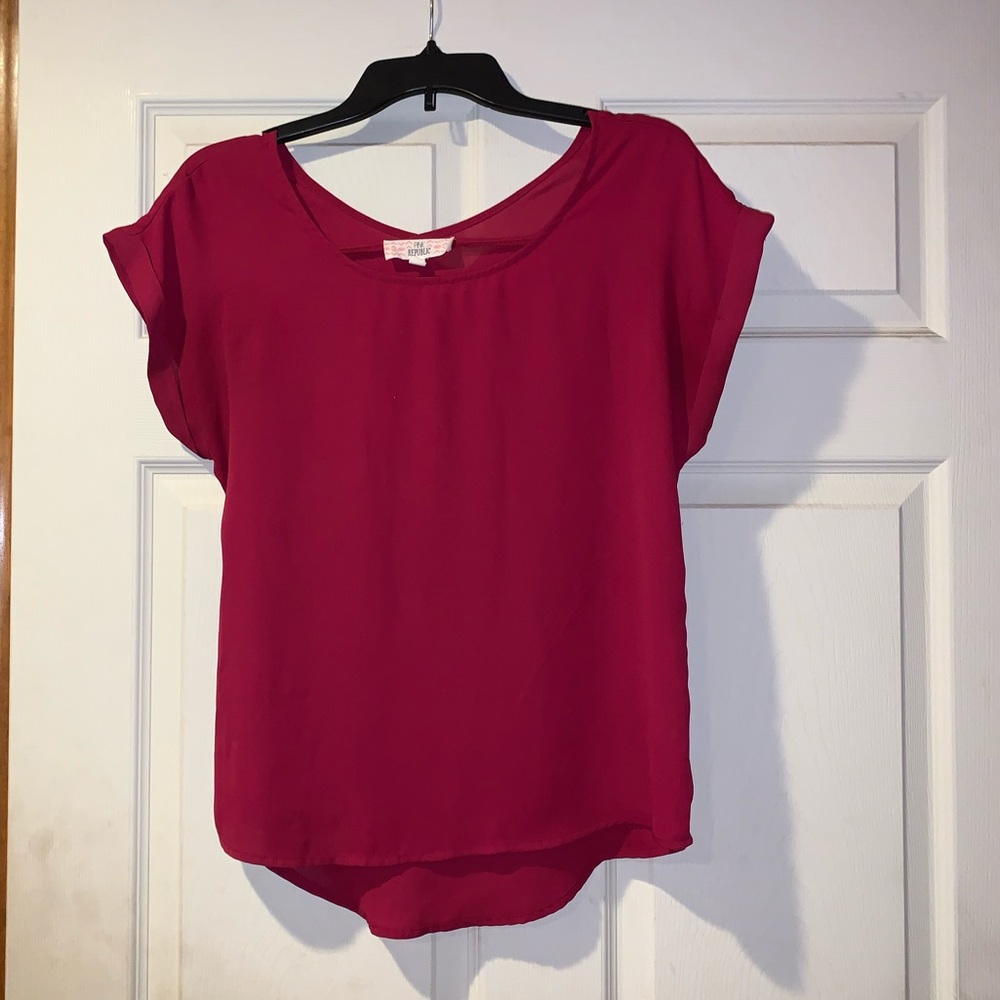 Pink Republic Pomegranate Blouse